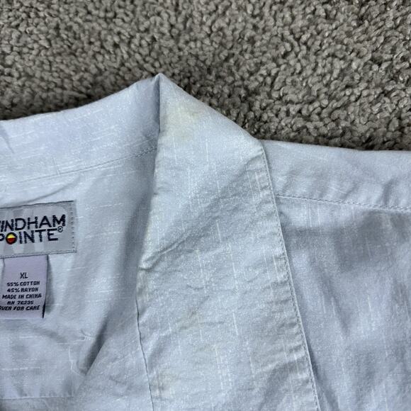 Windham Pointe Shirt Mens XL Golf Santa Christmas Hawaiian Button Up Holiday - Picture 4 of 11